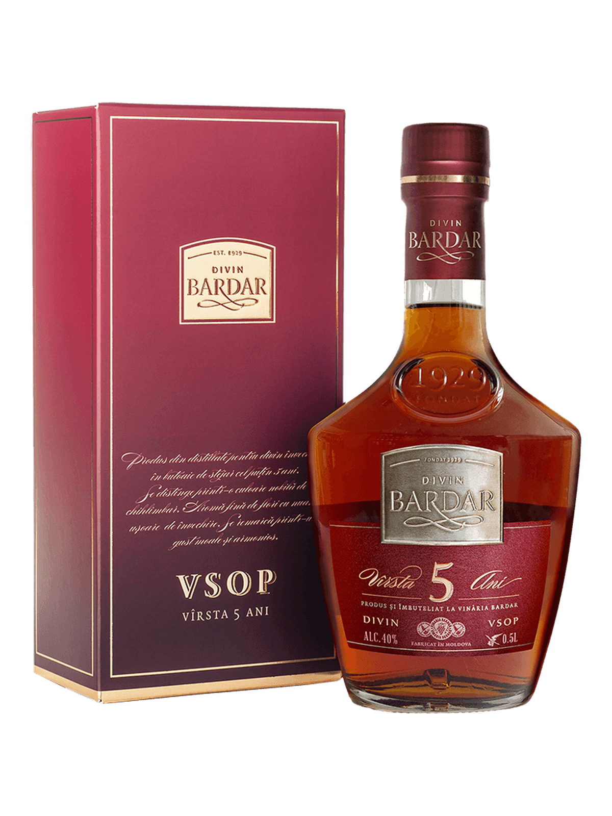 DIVIN BARDAR SILVER VSOP 5 YEARS